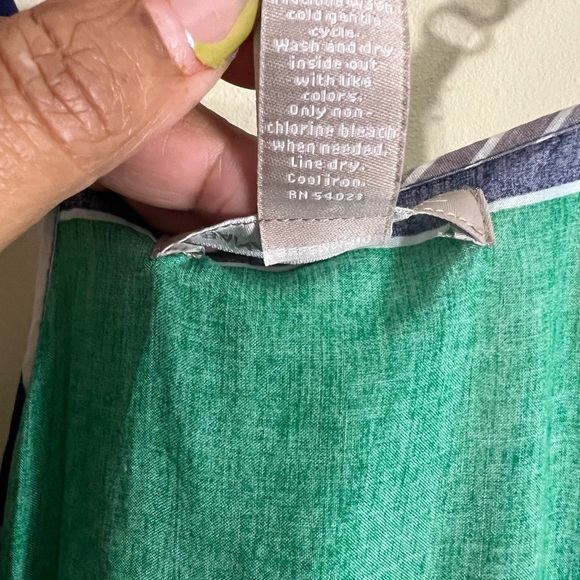 Banana Republic Smock Waist Striped Summer Dress - Size Medium - Picture 3 of 5